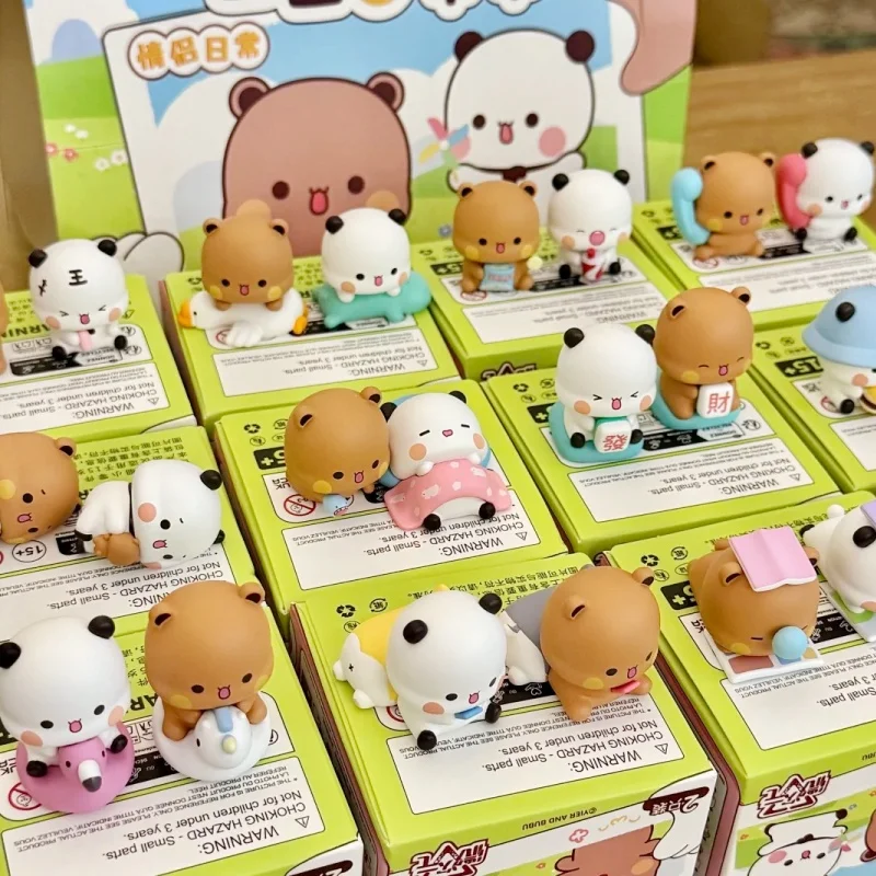

Подлинная аниме Yier And Bubu Daily 3nd Bullet Blind Box Kawaii Bubu Dudu Рисунок Настольный декор Орнамент Коробка-сюрприз Подарок на день рождения