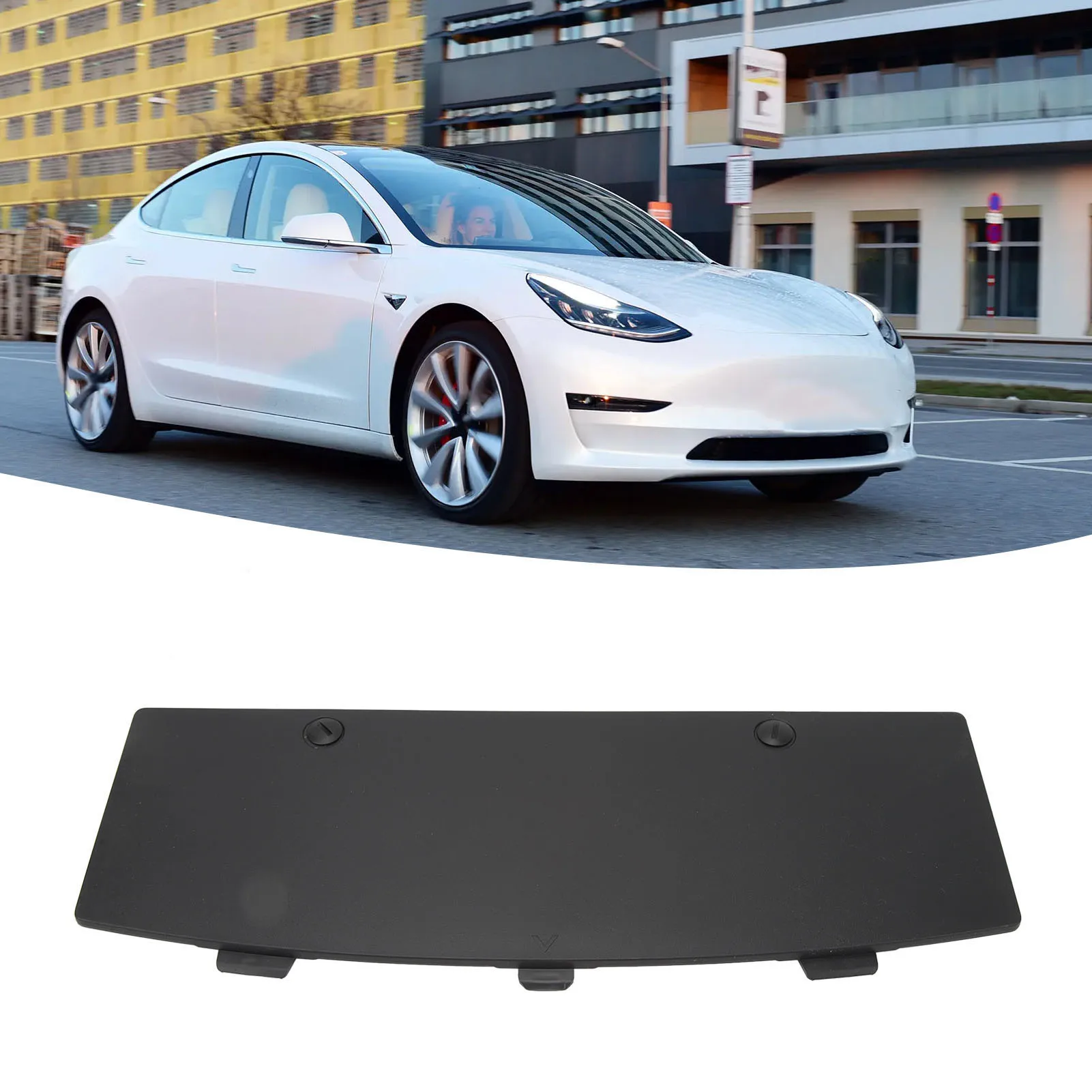 

Новая заглушка буксировочного крюка заднего бампера 2026 года, номер 1135412-00A, замена крышки отверстия для буксировочного крюка для Tesla Model 3 2017-2020 годов