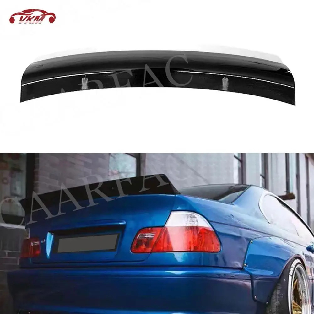 

Carbon Fiber/ABS Rear Trunk Duck Spoiler for BMW 3 Series E46 1998-2004 Lip Wing Spoiler Add On Car Accessories