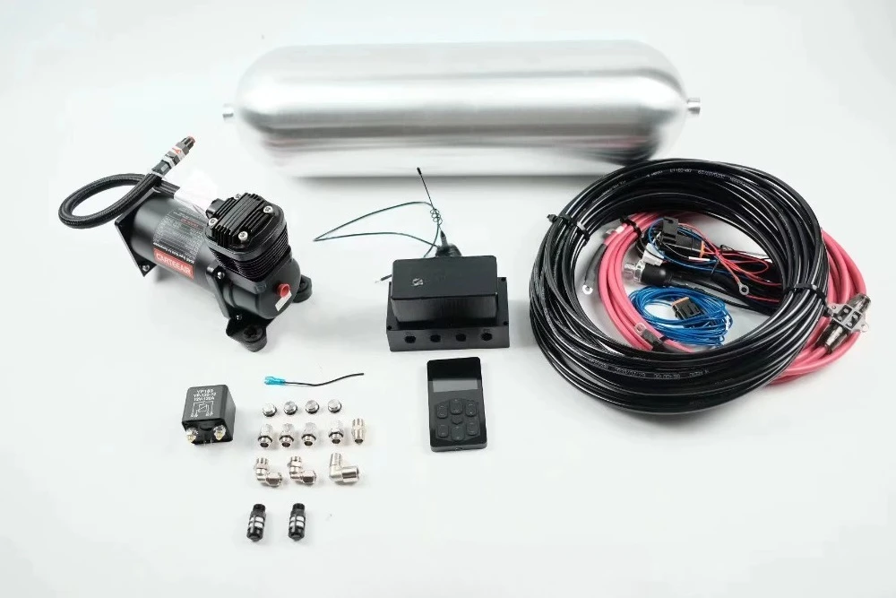 /automotive Air Suspension Accessories, Complete Kits With Control Systems And Air Compressors, Airtank