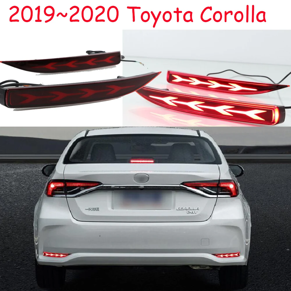 2019~2020year car bumper tail light for Toyota Corolla taillight altis car accessories LED DRL Taillamp for Corolla fog light