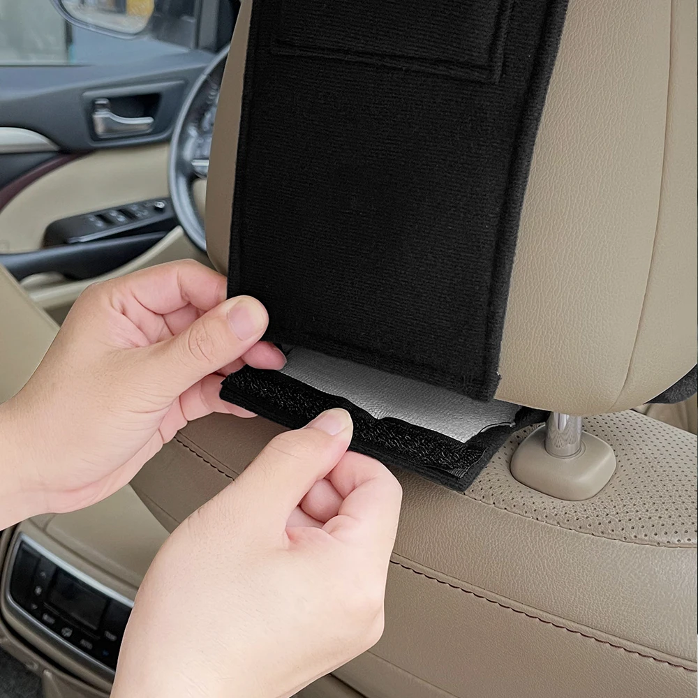 1pc Car Seat Back Headrest Pillow rest Auto Dustproof Cover Cotton Support Pad Head Neck Rest Pillow Covers Car Accessories