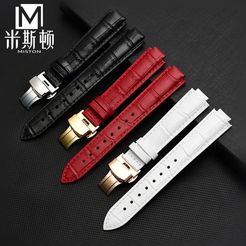 Genuine Leather Watch Strap For LV Watch band for Louis Vuitton Tambour Q114k Mouth 10mm 12mm Watchband Men's Women's Q1121 band