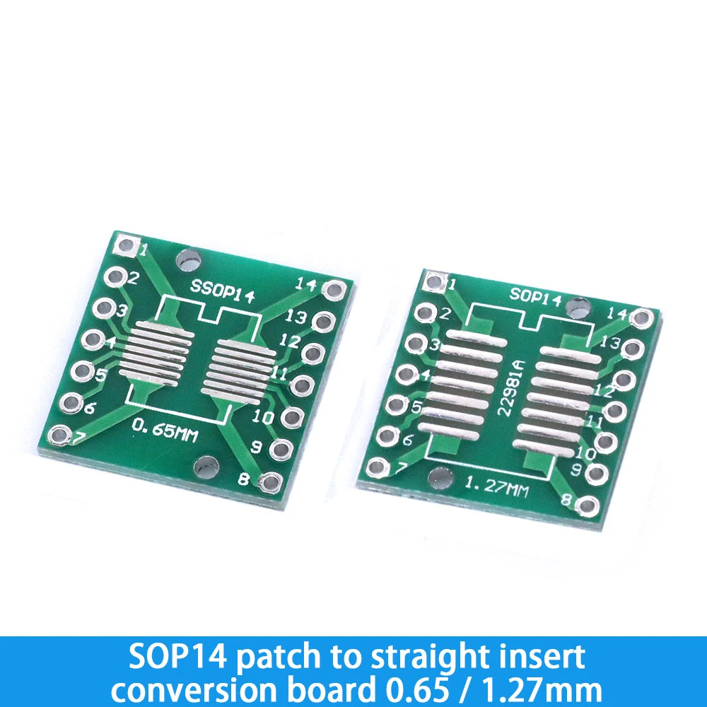 35pcs/lot PCB Board Kit SMD Turn To DIP Adapter Converter Plate QFP FQFP TQFP SOP MSOP SSOP TSSOP 8 14 16 20 24 28 SMT To DIP