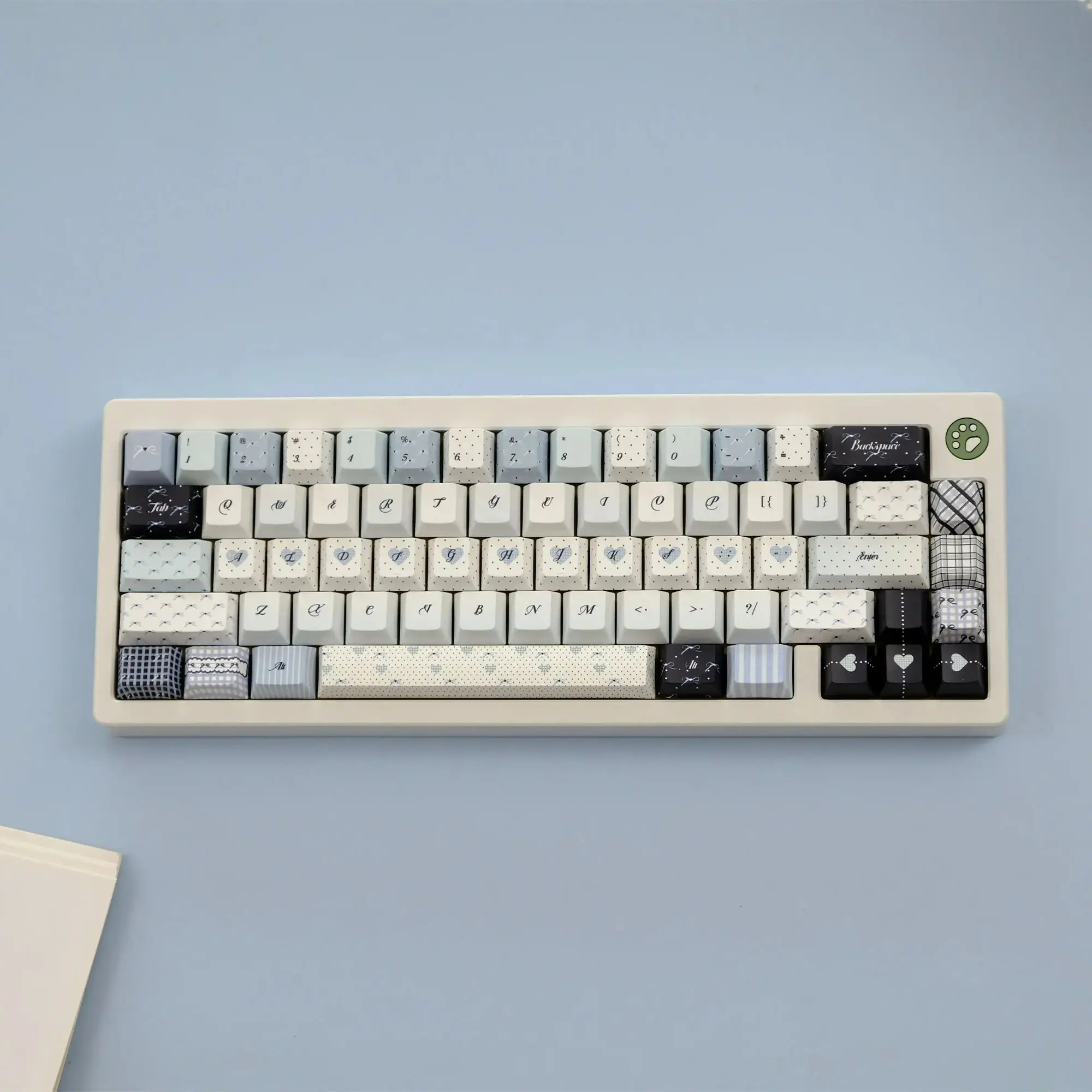 

Polka Dots Keycaps 148 Keys PBT Material CHERRY Profile DYE-SUB Personalized For CHERRY MX Switch Mechanical Keyboard