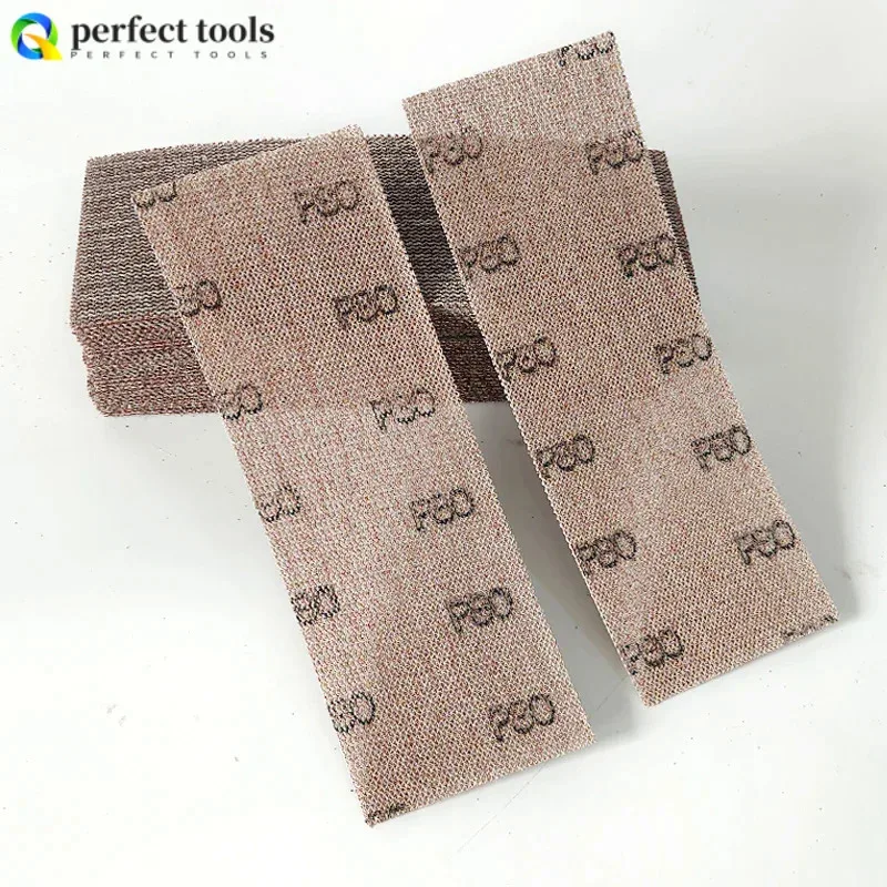 

Automotive (70 x 198 mm) Hook and Loop or Clip on Sanding Pads, Dust-Free Mesh Sandpaper (80-400) # ) For car painting for Mir