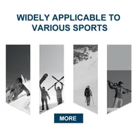Winter Snowboard Ski Gloves Unisex PU Leather Non-slip Touch Screen Waterproof Motorcycle Cycling Fleece Warm Snow Sports Gloves 6