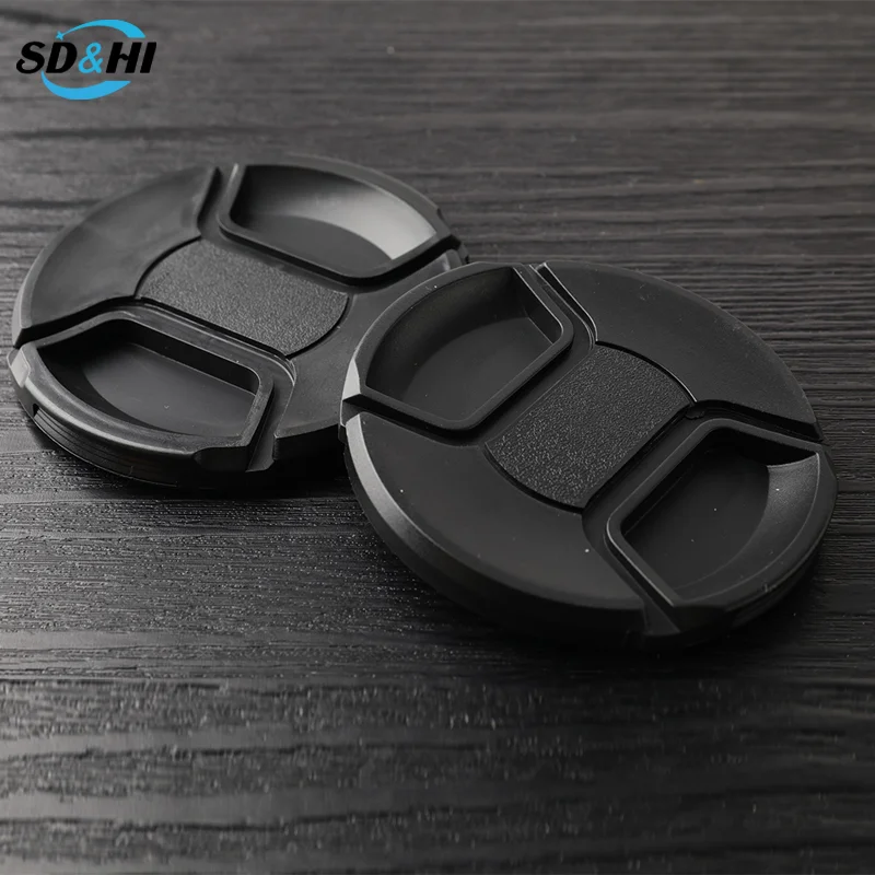 Camera Lens Cap High-quality 40.5mm 49mm 52mm 55mm 58mm 62mm 67mm 72mm 77mm 82mm Snap on Front Lens Cap for Camera