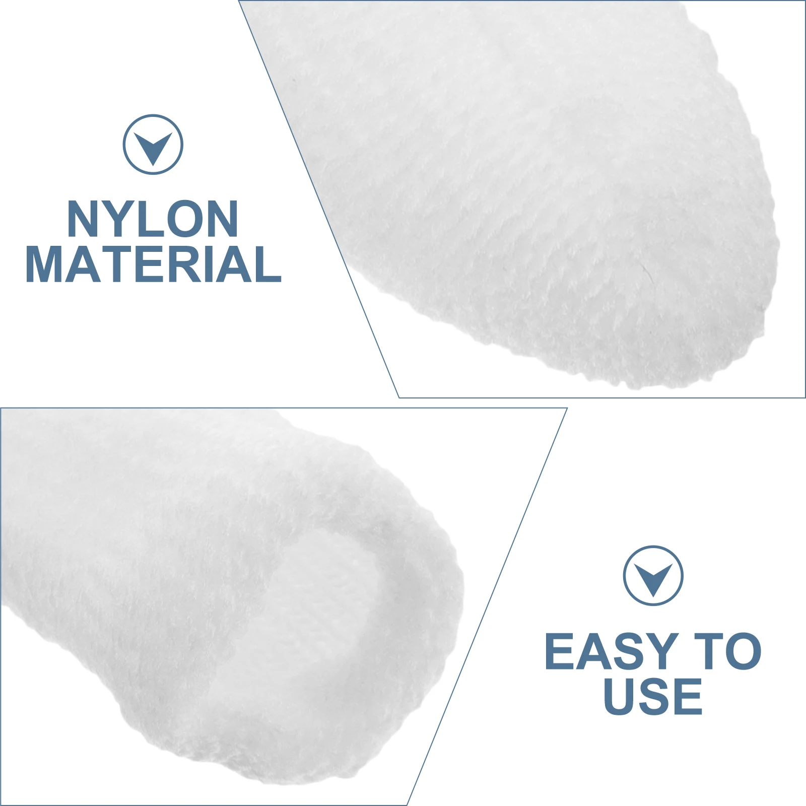 

10pcs Pet Cleaning Finger Cots Nylon Knit Dog Tooth Wipes White No Rope Supplies Cats Dogs Oral Care Dental Health
