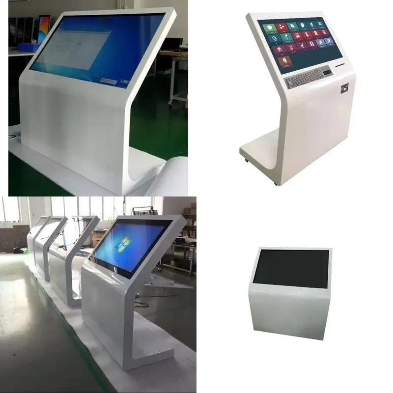 Indoor Android Interactive Infrared Touch Screen Kiosk 32 43 50 55 Inch Floor Stand Display Booth with Custom Design OEM
