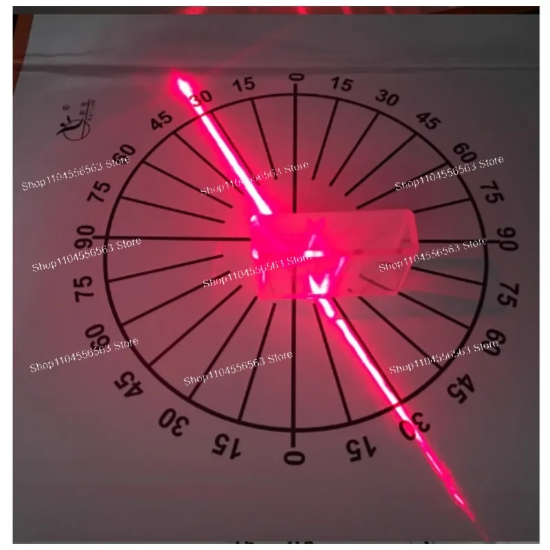 3-Line Parallel Laser Light Source Ray Box for Refraction Law Demonstration Optical Experiment Kit Physics Teaching Tool