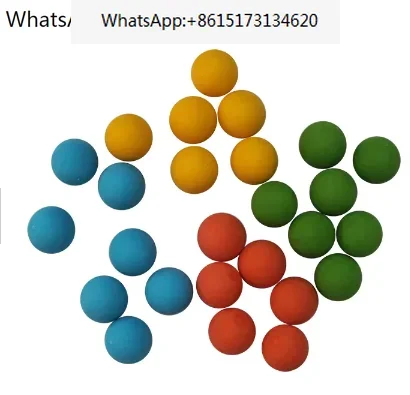 

Новые многоразовые резиновые тренировочные мячи синего цвета 0,68 карата для пейнтбола, 2000 шт.