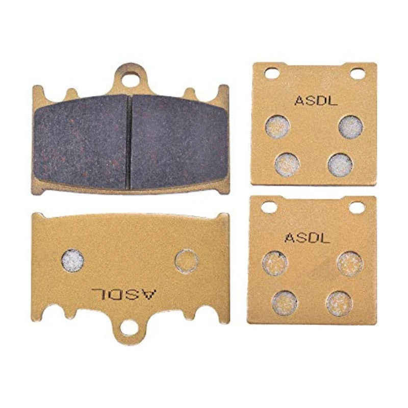 250CC Motorcycle Accessories Front and Rear Brake Pads Disc Set for Suzuki TV250 TV 250 TV250J K AK L VJ21A Wolf 250 1988-1990