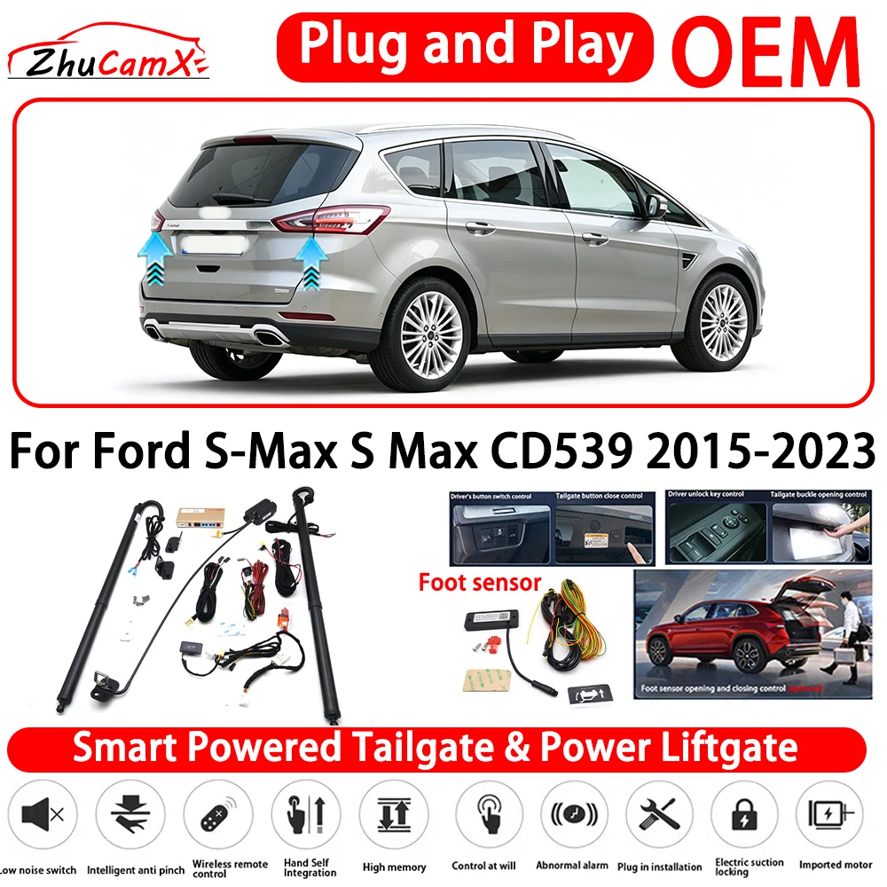 for Ford S-Max S Max CD539 2015-2023 OEM Smart Powered Tailgate Power Liftgate Automatic Rear Trunk Tailgate Actuator System