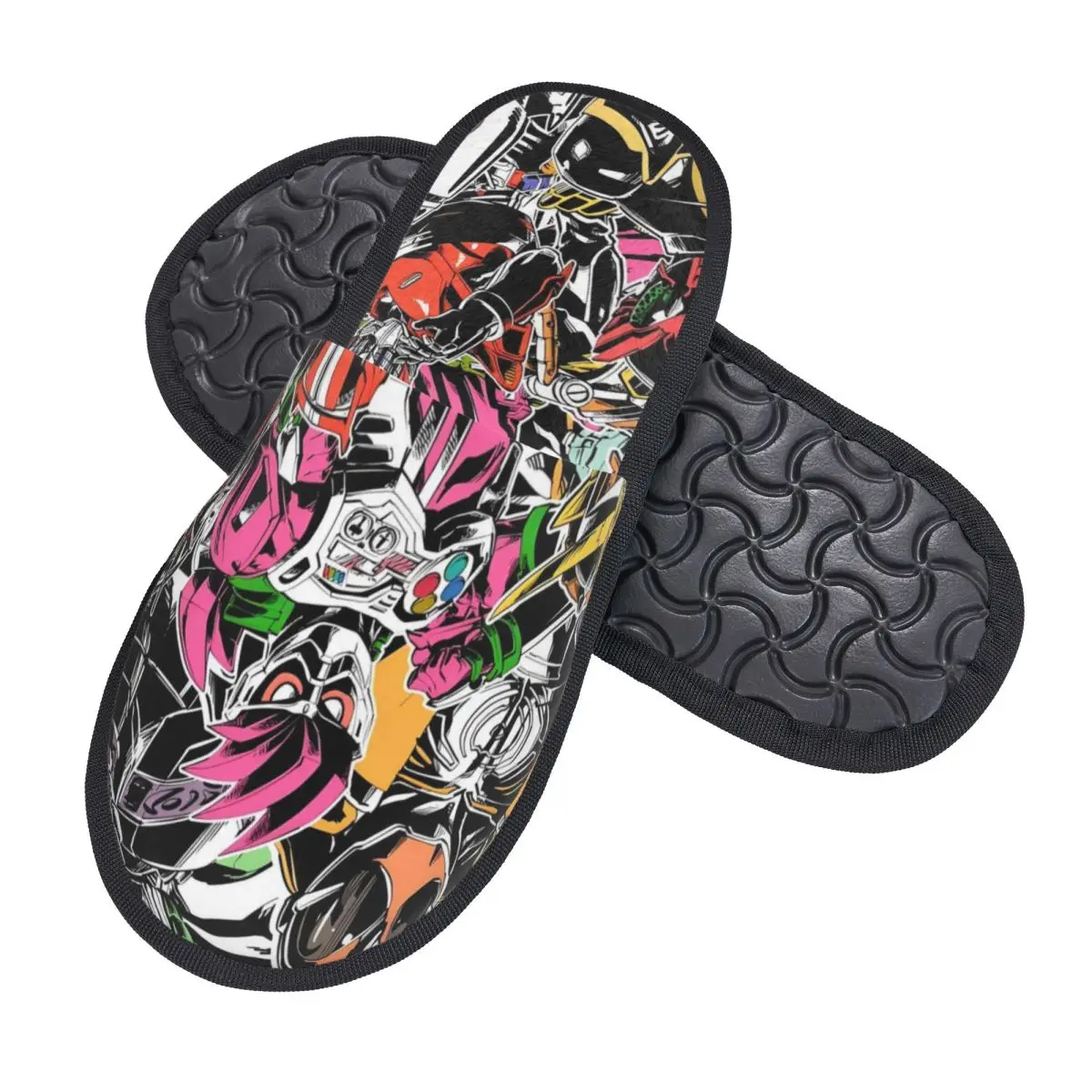 مخصص K-Kamenes R-Rideres الرسوم المتحركة لينة رغوة الذاكرة شبشب منزل النساء المشارك دافئ دافئ المضادة للانزلاق وحيد النعال