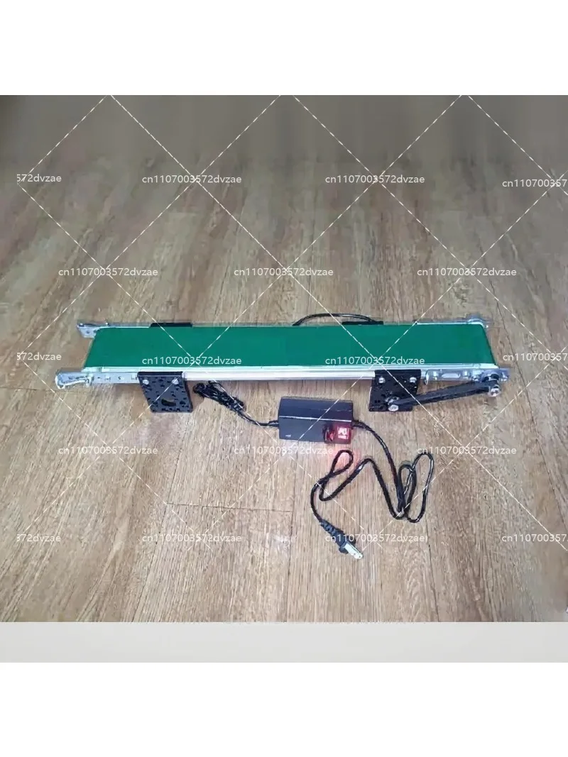 Small Conveyor Desktop Conveyor Belt with Stepping Servo Counting Encoder for Automation