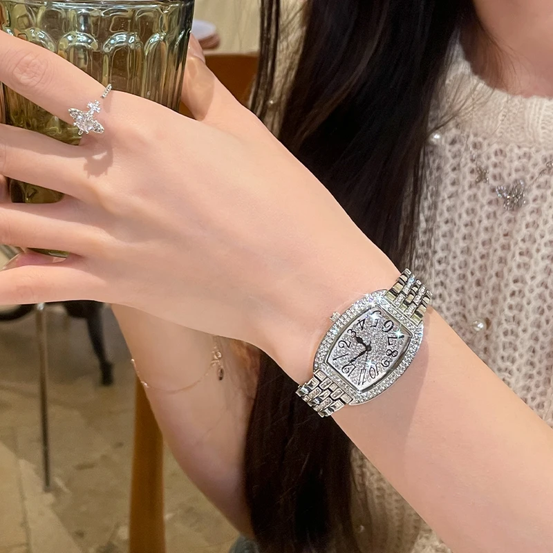 CILOA 2025 new niche light luxury watch full diamond women's mechanical watch starry quartz watch