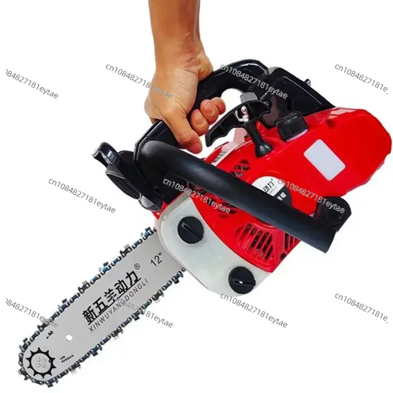 12 Inch Portable Gasoline Saw Household Moso Bamboo Saw Logging Saw Can Handheld Logging  Branch Cutting Tool Chainsaw