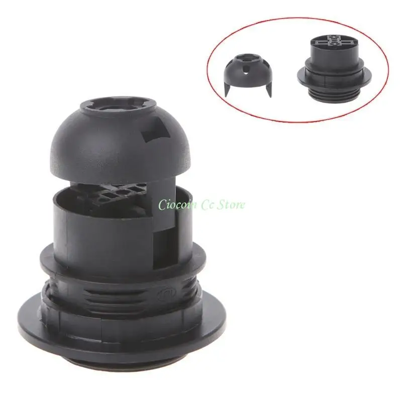 

X90F E27 Lamp Bulb Holder Edison Screw Cap Socket White/Black Pendant Ceiling Light