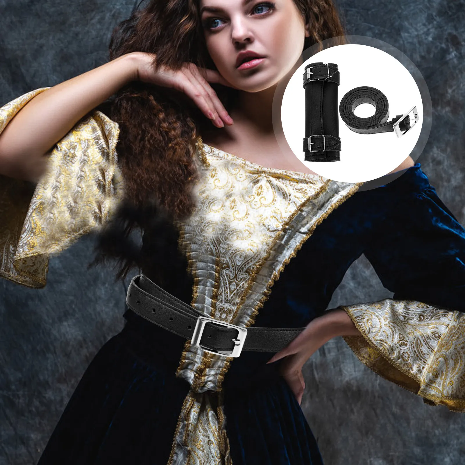 

Sword Frog Belt Fixing Medieval Holder Waist Strap Protective Sleeve Belts Single Handle Men