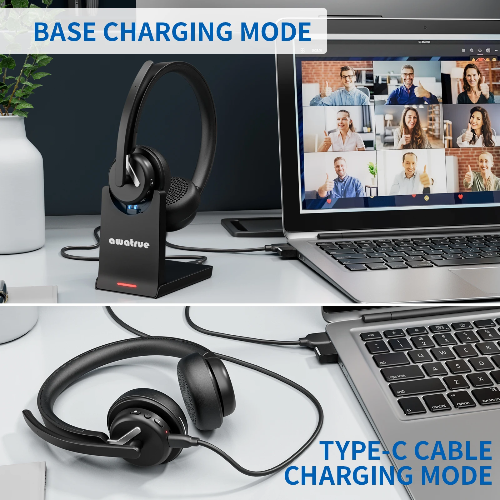 AWATRUE EH11 Беспроводная Blue – обзор и цена Contact Pickup Mic