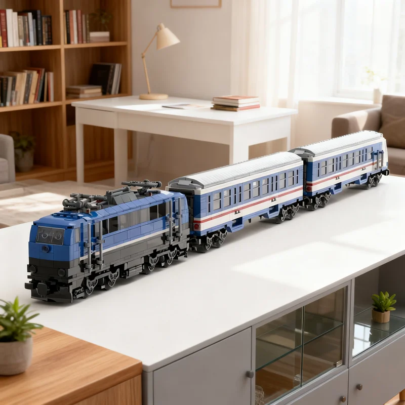 1814pcs MOC Bundle Featuring The TRI BR 111 N-cars A Control Car A Wittenberg-style Front End City Trains Model Building Blocks