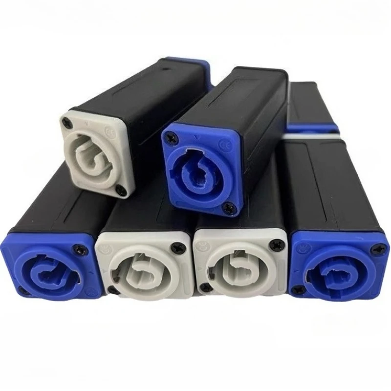 1PCS Powercon Extension Adapter Male Female Wiring Harness Connectors  Coupler for Stage Speakers Audio Gear