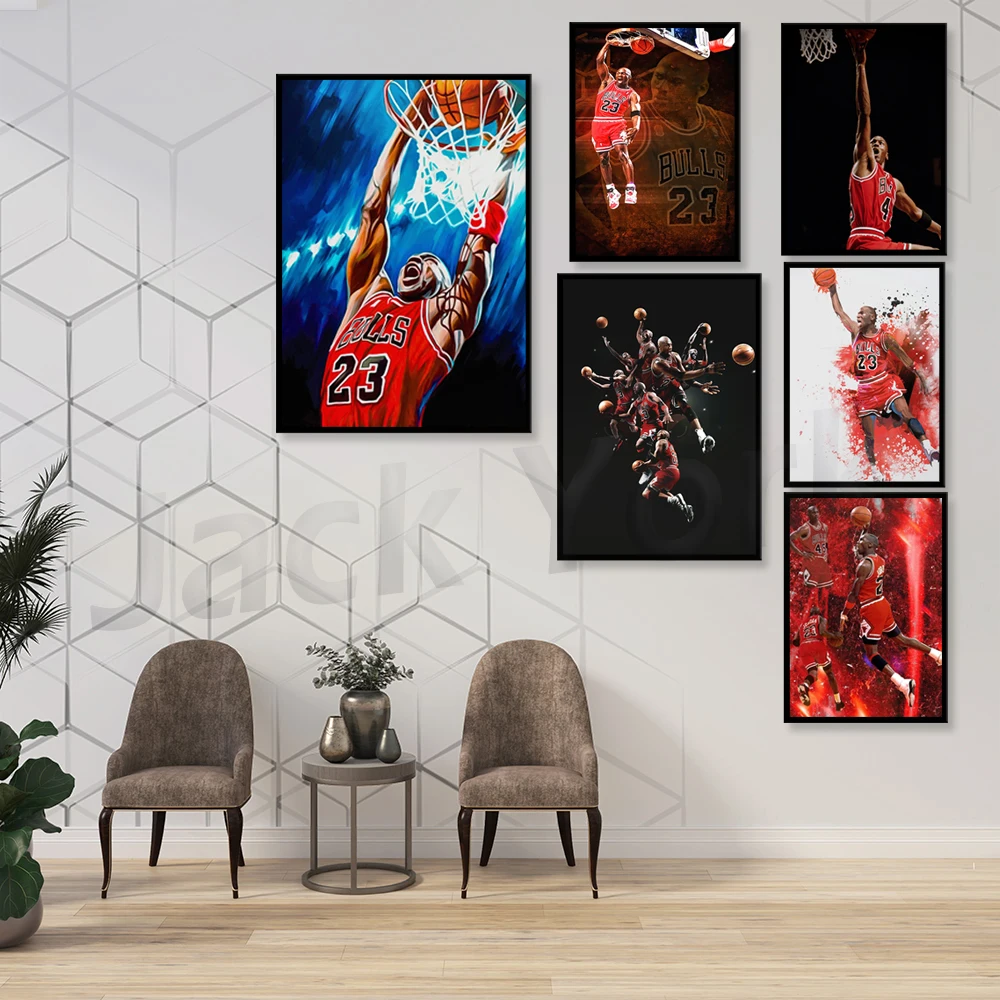 Chicago Motivational Wall Art Printable Home Decor Poster Basketball Legend Picture Gift Print