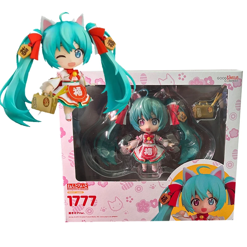 

10cm Anime Figure #1777 Hatsune Miku Action Figure Kwaii Virtual Singer PVC Collectible Model Collection Statuette Toy Gifts