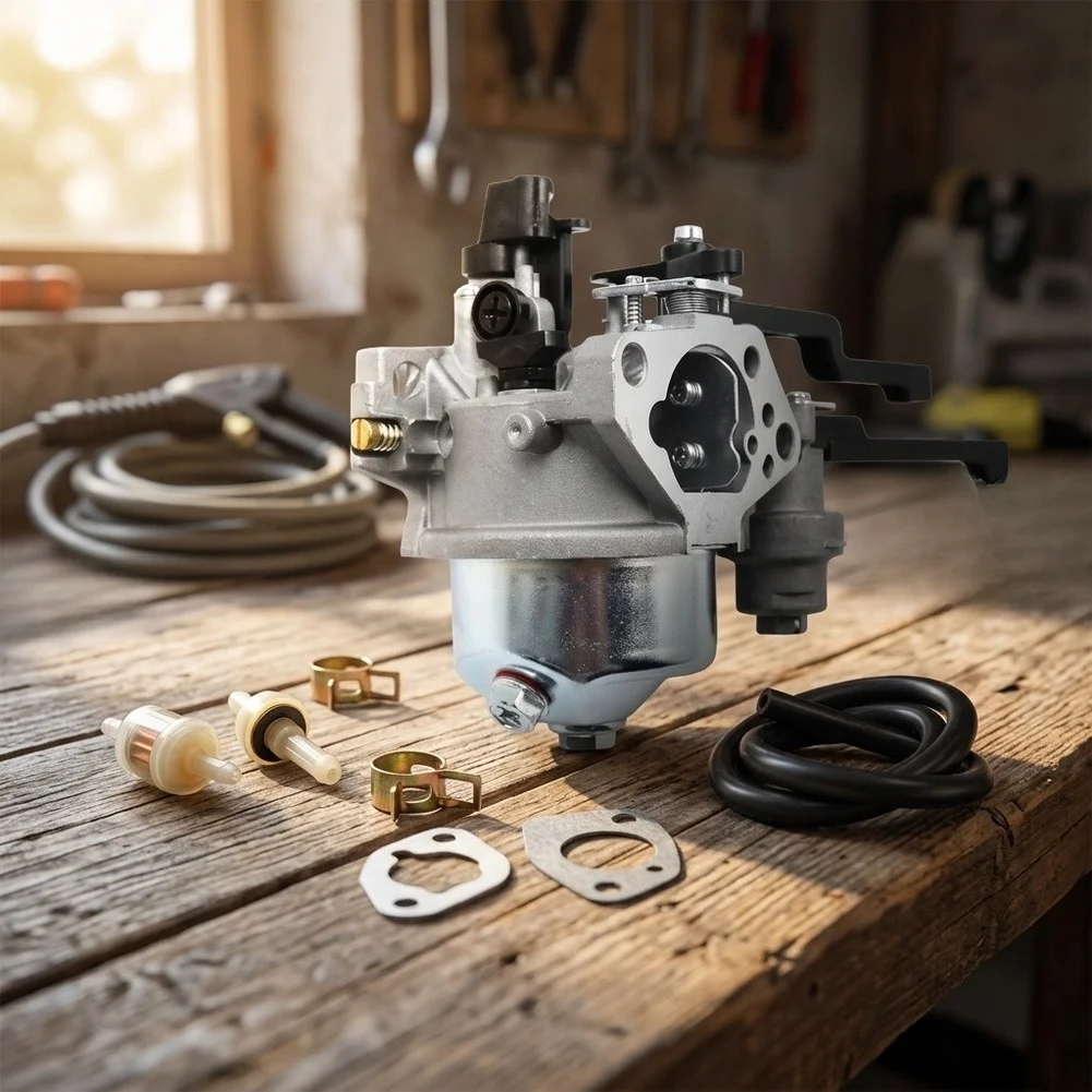 For Carburetor Kit Compatible with For RB800 Pressure Washer Engine for Use with Standard Governor Linkage System