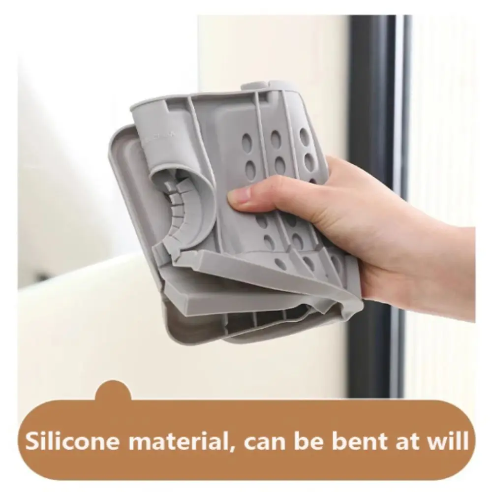 

Silicone Material Water Faucet Drip Tray Water-absorbing Anti Slip Sink Splash-proof Pad Easy to Use Versatile Handle