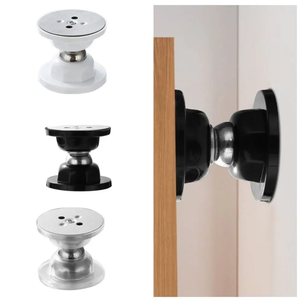 Penahan Pintu Magnetik Kuat Anti-benturan Perekat Silikon untuk Rumah Tangga