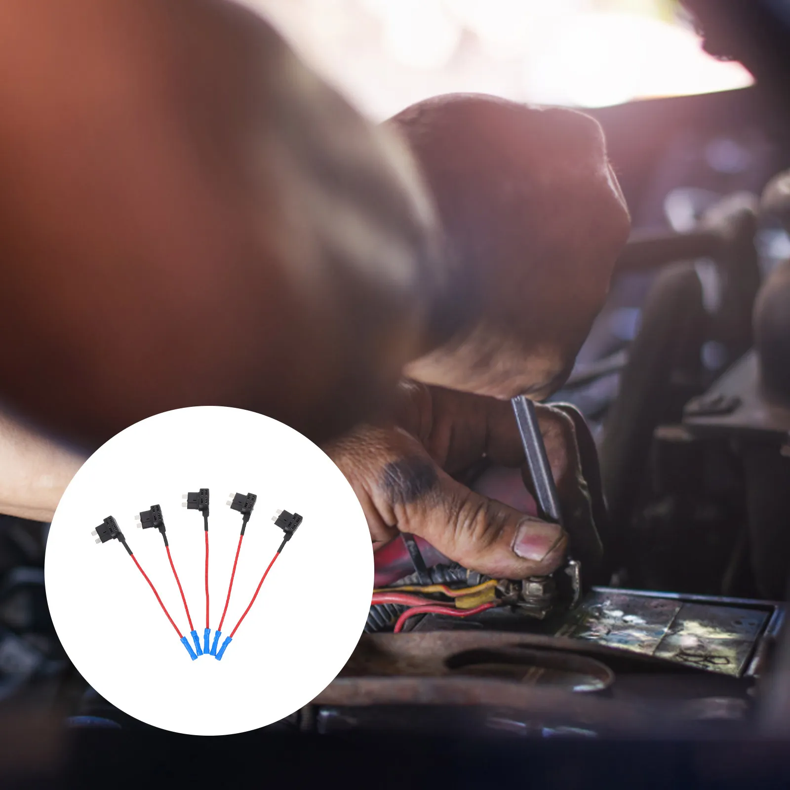 

10 шт. держателей для предохранителей, усиленные адаптеры-разъемы для предохранителей, стандартные гнезда, автомобильные электрические аксессуары для цепей