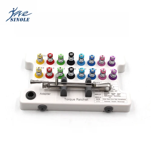 Imagen 2 del producto Destornillador de implante Dental, llave dinamométrica para implante Dental, herramientas de destornillador de odontología, herramienta de implante de odontología 10-70NCM