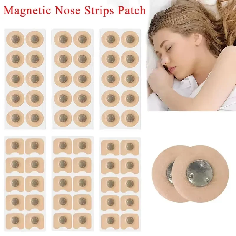 

10/100/200 Pcs Nasal Strips Magnetic Nose Patches Nose Breathe Strips Suction Iron Sleep Increase Air Anti Snoring Tool Dilators