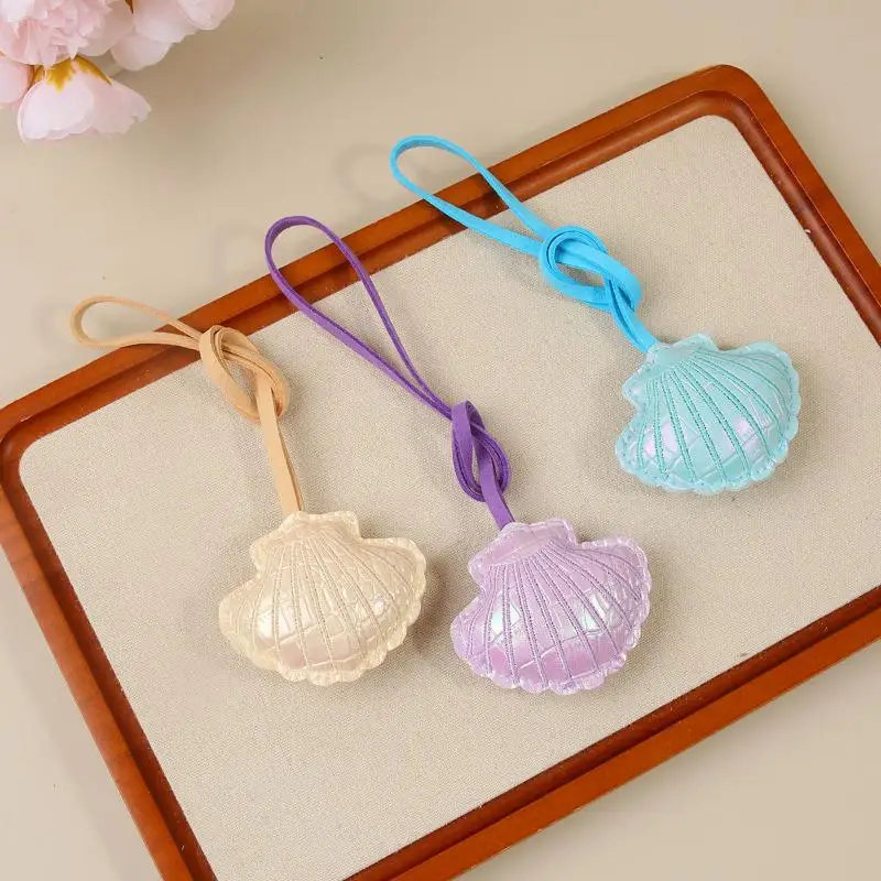 Sommerliche Hängedekoration Muschel-Schlüsselanhänger für Frauen und Mädchen, Schlüsselring-Anhänger zur Handtaschendekoration, DIY-Schmuckgeschenke – Detail 4