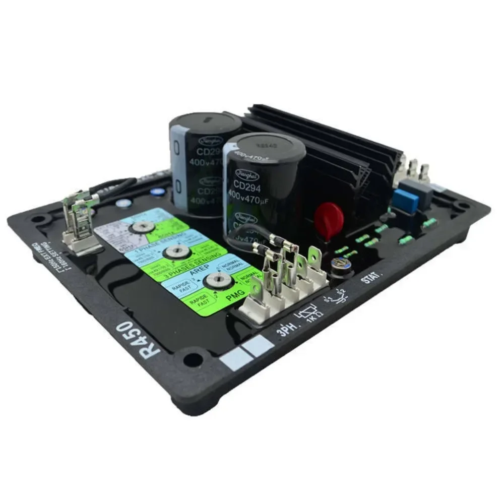 AVR R450 Automatic Voltage Regulator Avr Generator Brushless 3 Phase Stabilizer for Original Diesel Power Alternator Spare Part