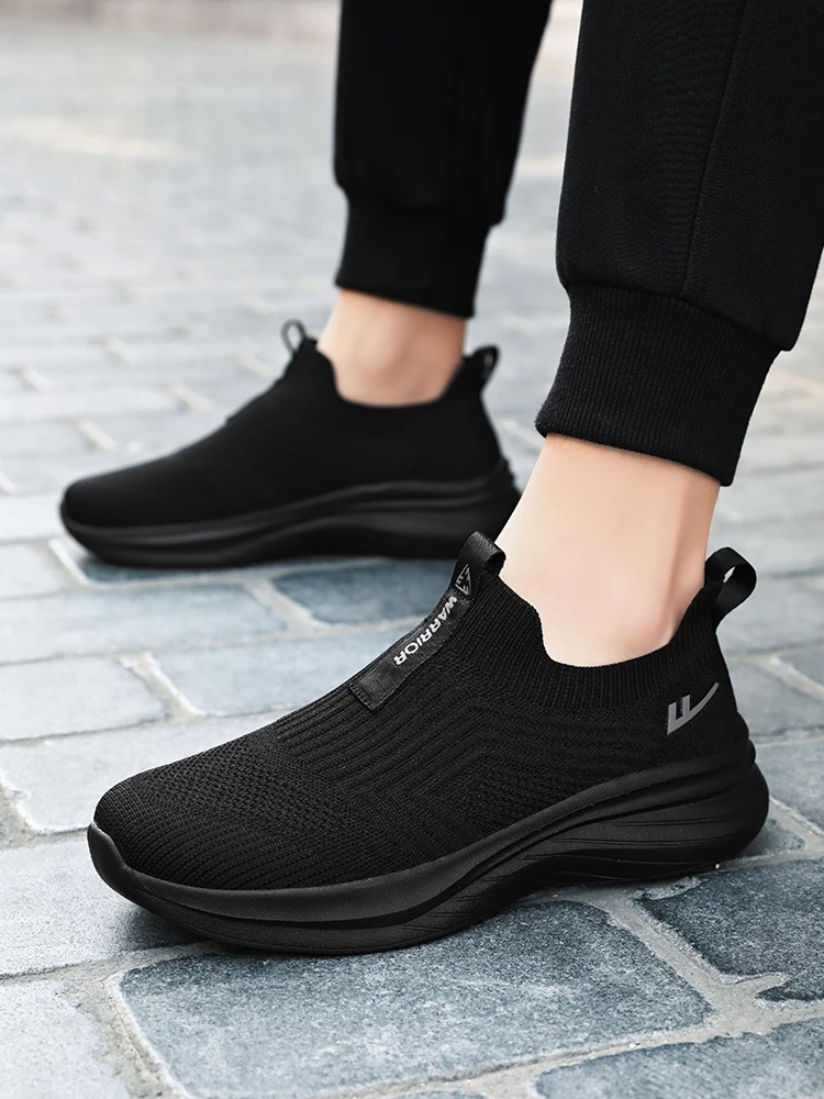 

Дышащие мужские татовые летние слипоны Sports Me Beijing Old Man Walking oes Удобный плоский каблук с круглым носком Thi Bot