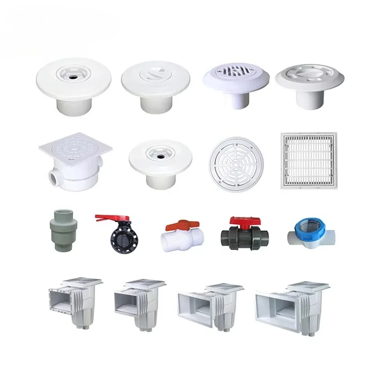 Swimming Pool Full Set Accessories Metal CE Certified Pool Pump Filter Light Skimmer Ladder Jet Main Drain Starting Block Pool