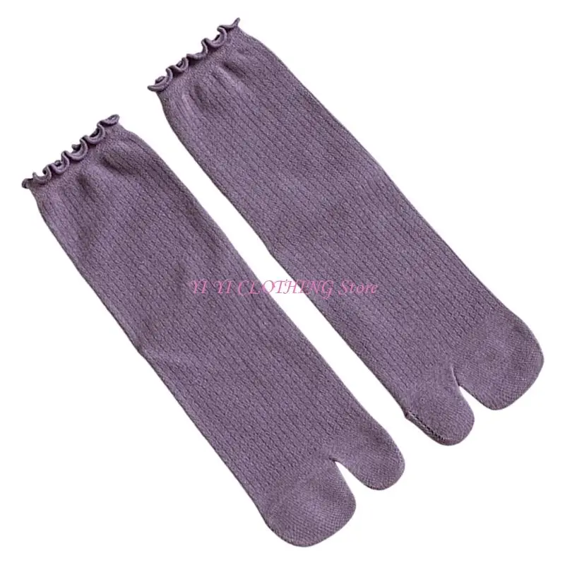 n5kf flop tabis socks مرنة tabis split toe socks cotton صندل الجوارب الكشكش تقليم جوارب طاقم الكاحل frilly للسيدات #1