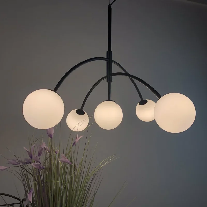 designer dinamarques suspensao de vidro leitoso pendurado luz lustres teto nordic luminaria para sala estar jantar cozinha 01