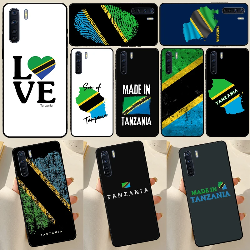 Tanzania National Flag Case For OPPO A17 A57 A77 A16 A76 A96 A52 A72 A15 A5 A9 A31 A53 S A54 A74 A94 A93 A78 Cover