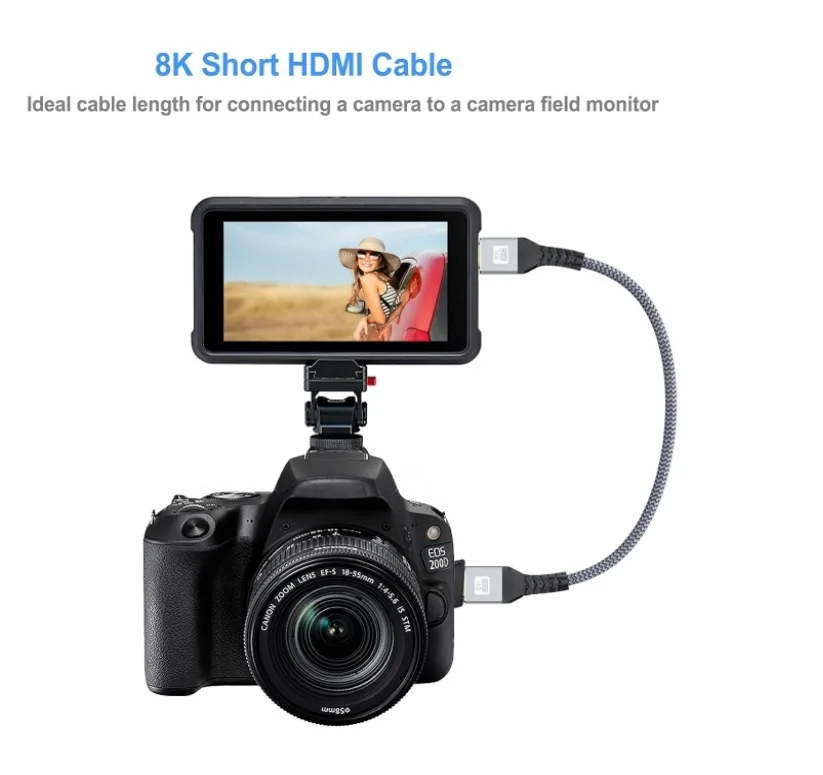 10K 8K HDMI 2.1 인증 48Gbps 초고속, 8K 60Hz, 4K 120Hz 240Hz 165Hz 144Hz 브레이디드 HDMI 케이블 넷플릭스 로쿠 TV PC용