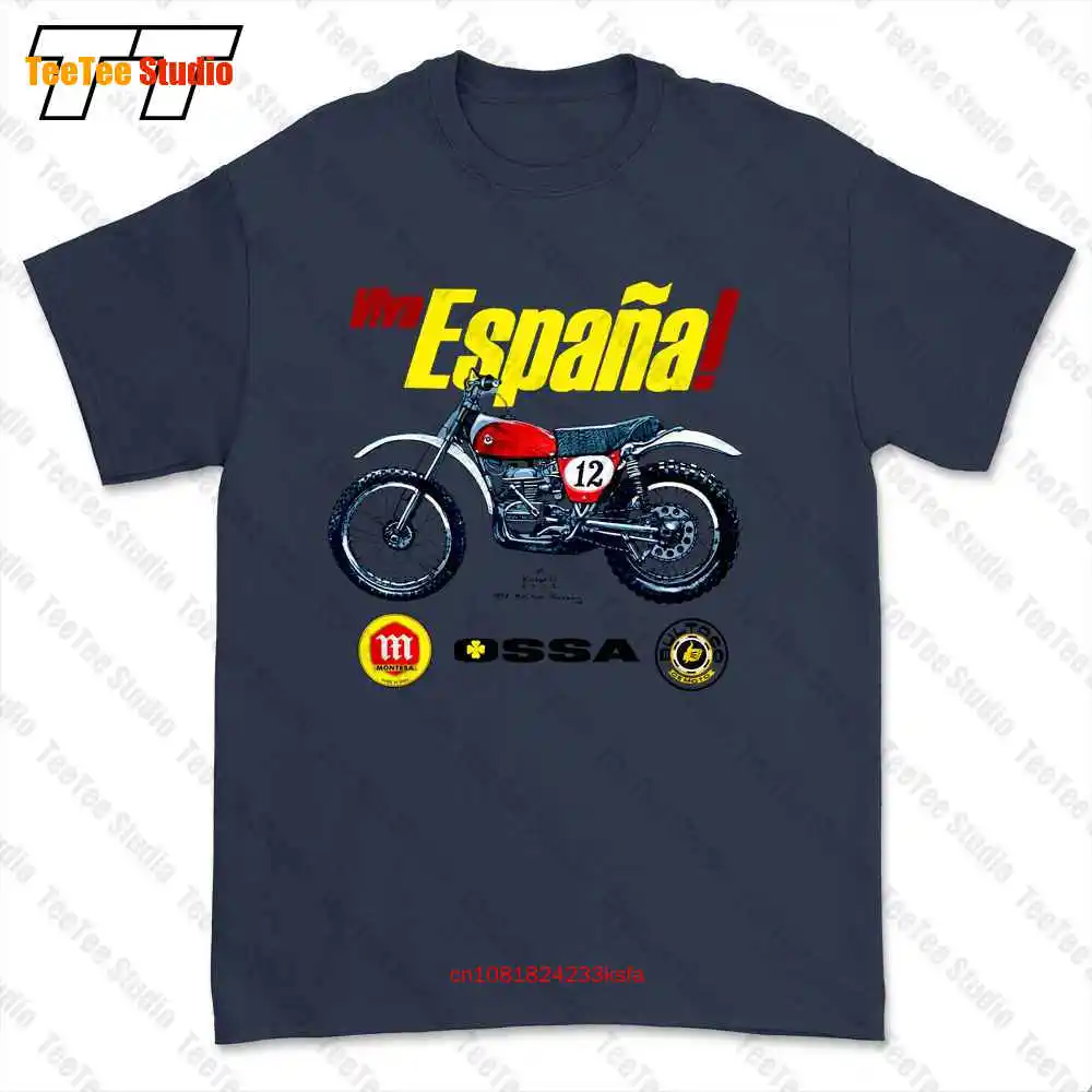 Motocross Bultaco Ossa Montesa T-shirt Tee SZGO