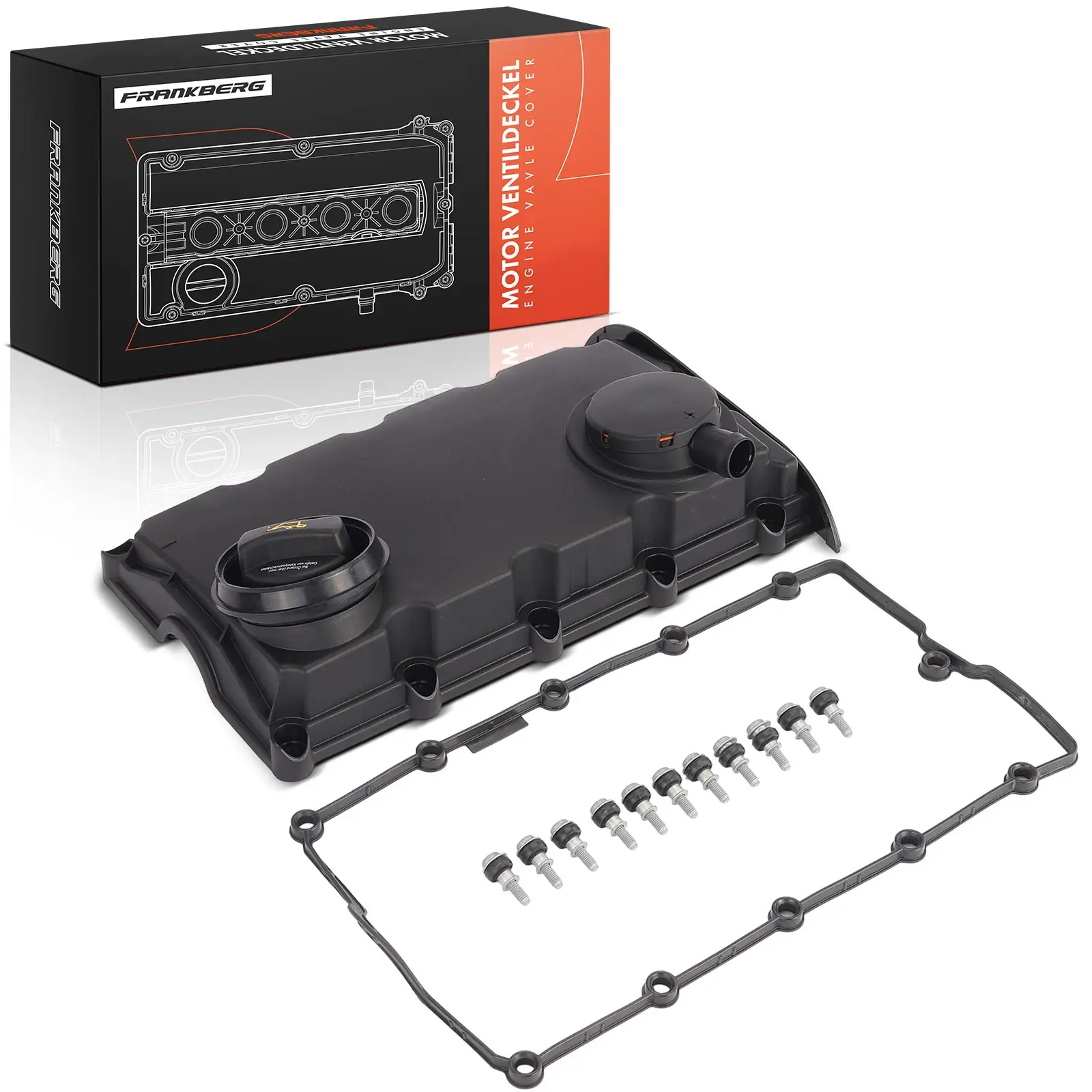 Frankberg 1x kleppendeksel cilinderkopdeksel voor Audi A4 8EC 8ED B7 A6 4F2 4F5 C6 2.0L 03G103469K 03G103469B