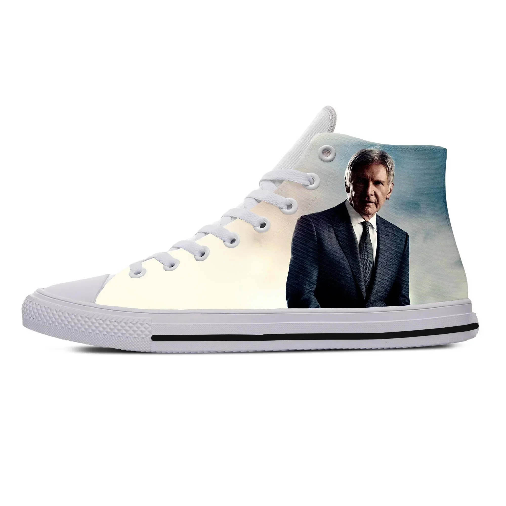 Harrison Ford High Top Sneakers for Men & Women, Breathable Lightweight Casual Shoes for Summer - view 2