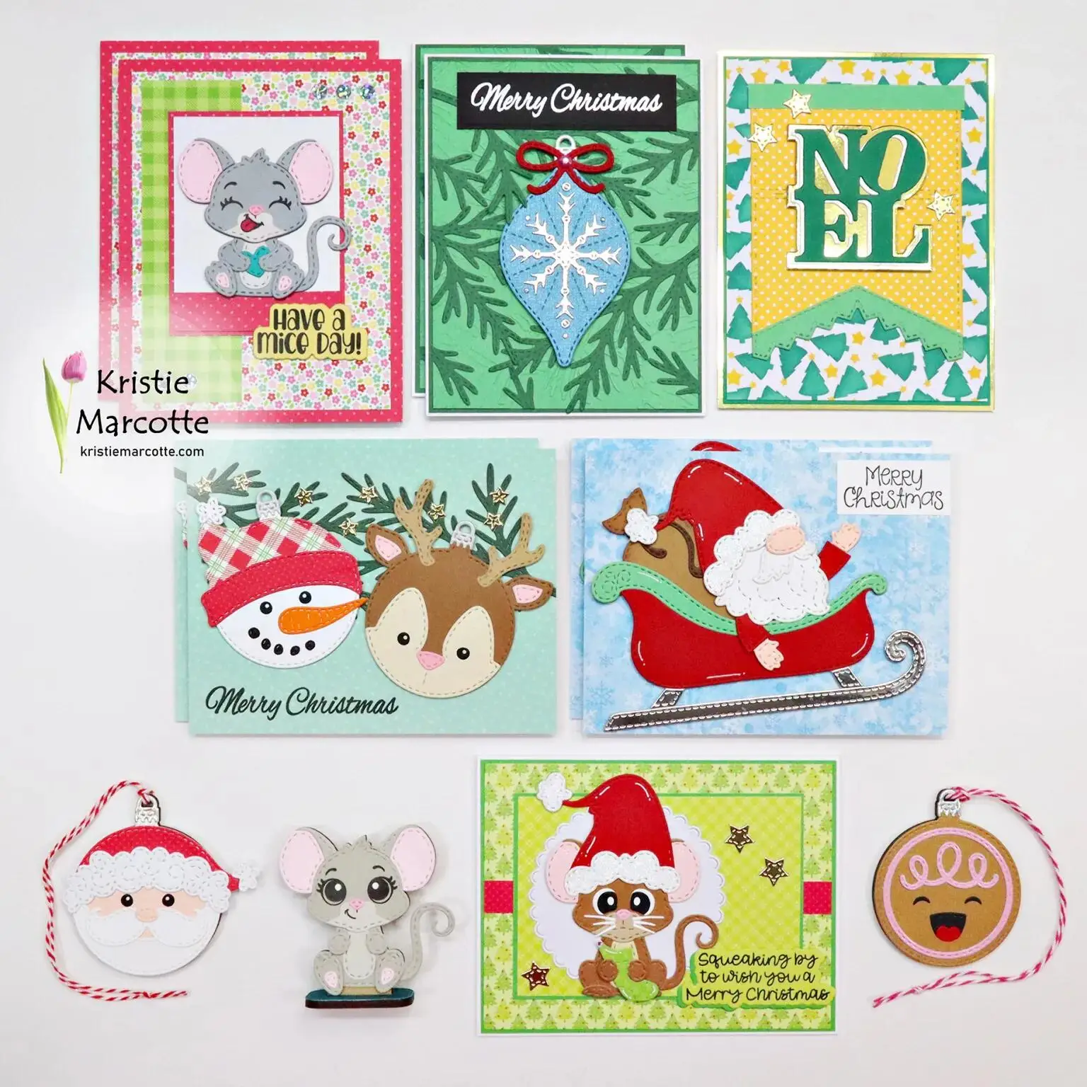 

Christmas Santa Gingerbread Snowman Mouse New Stamps Metal Cutting Dies Stencil For DIY Scrapbook Craft Decoration Greeting Card