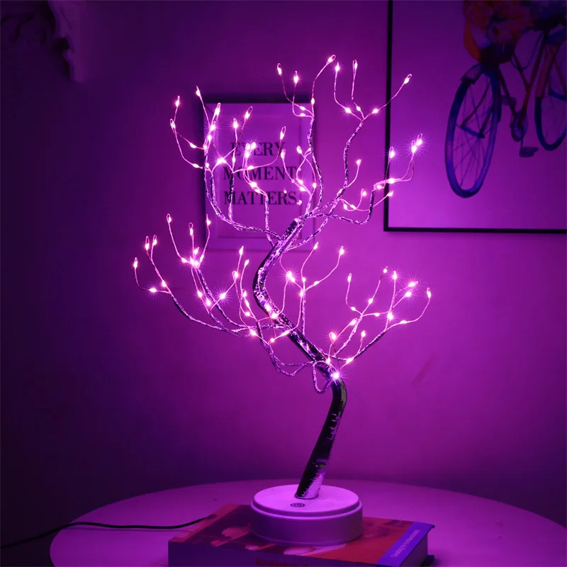 LED Árvore De Natal Cobre Fio Garland Lâmpada Para Home Decor Fairy Lights Night light Para Holiday iluminação