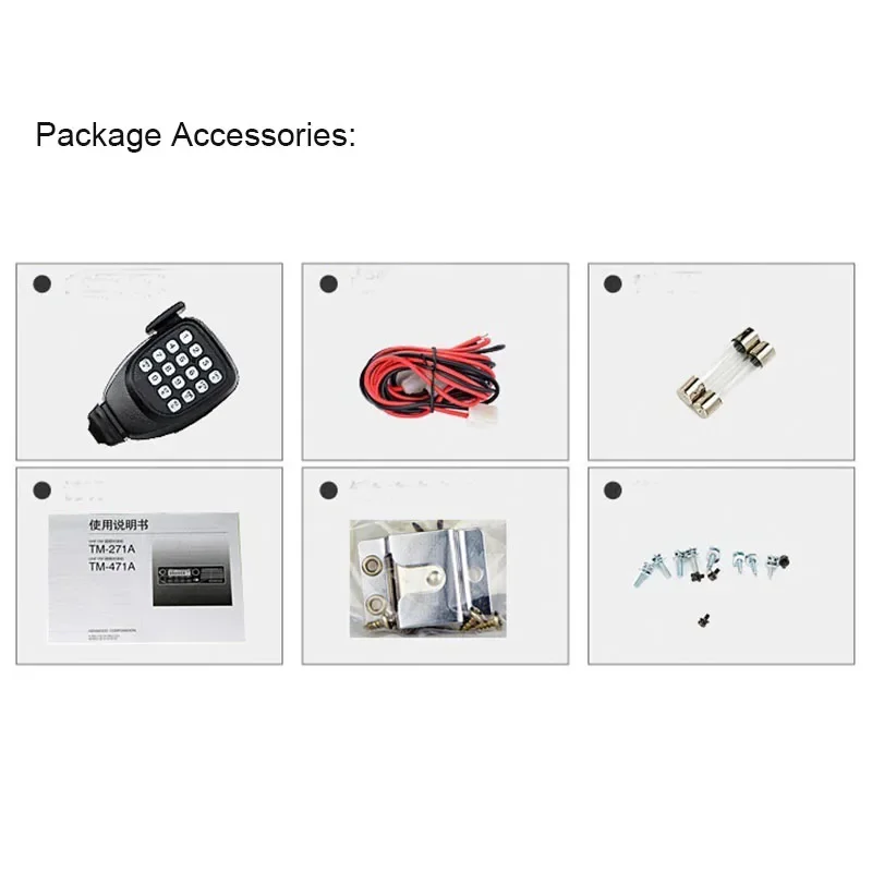 TM-271A Rádio de carro móvel, banda única, VHF, UHF, transceptor FM, estação repetidora para KENWOOD, TM271, TM471, Walkie Talkie