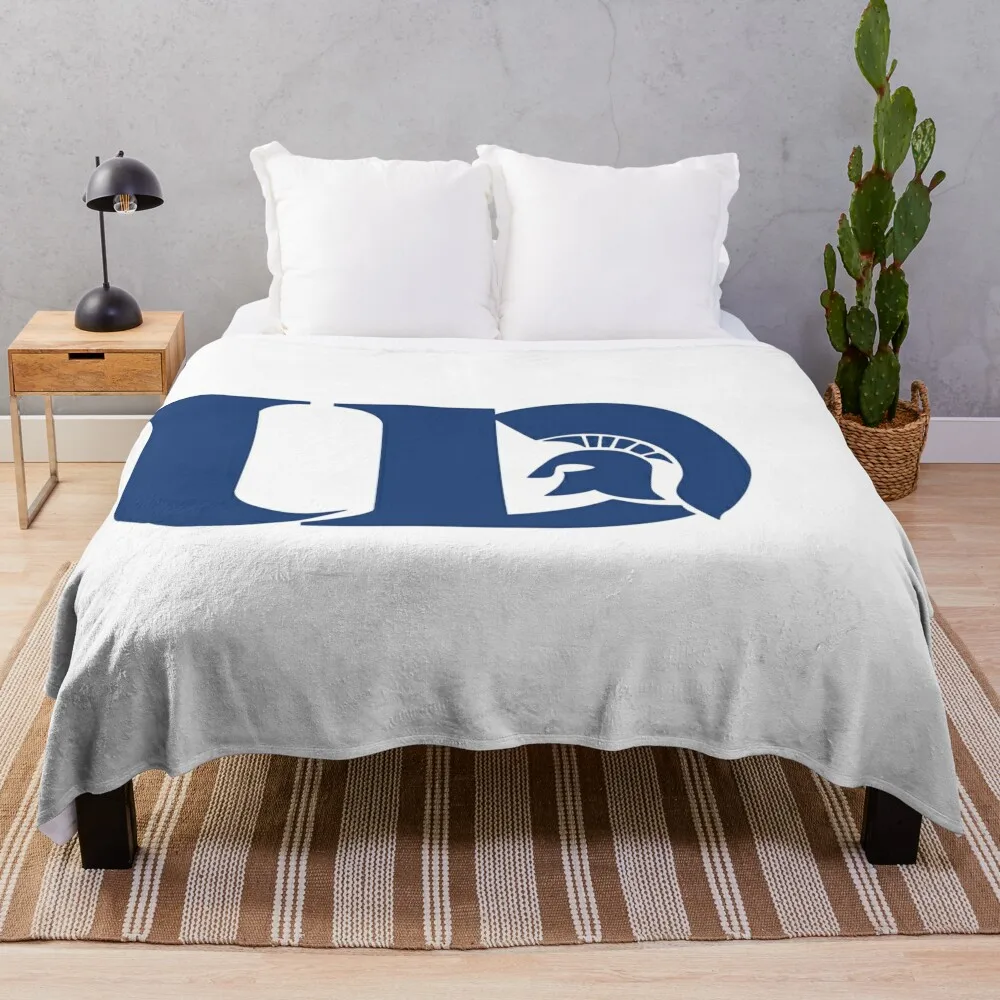 University of Dubuque spartans Throw Blanket Bed Beach Soft Blankets